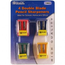 PENCIL SHARPENER 4PC SQ